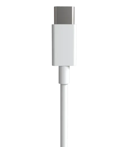 USB-C charging cable included in the box